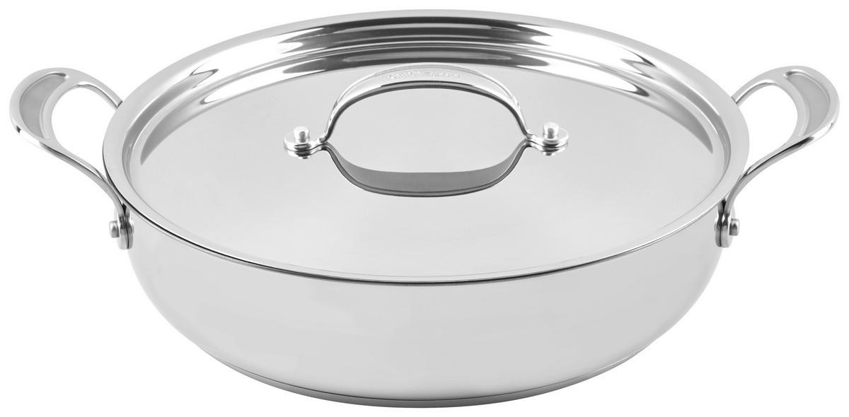SERVIERPFANNE 30 cm  - Silberfarben/Schwarz, Design, Metall (30cm) - Tefal