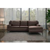 ECKSOFA Braun Echtleder  - Schwarz/Braun, Design, Leder (248/158cm) - MID.YOU