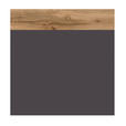 HÄNGESCHRANK 40/64/20 cm  - Graphitfarben/Grau, Natur, Holzwerkstoff (40/64/20cm) - Xora