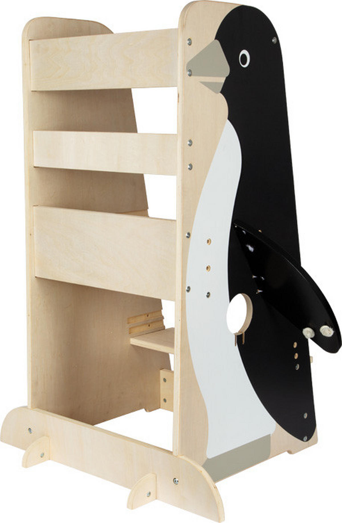 LERNTURM  - Multicolor, Basics, Holz/Textil (64/92/53cm) - small foot