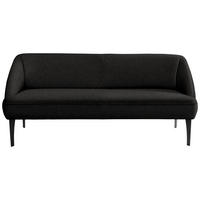 SITZBANK in Textil Anthrazit, Dunkelgrau  - Dunkelgrau/Anthrazit, KONVENTIONELL, Textil/Metall (217/85/72cm) - Moderano