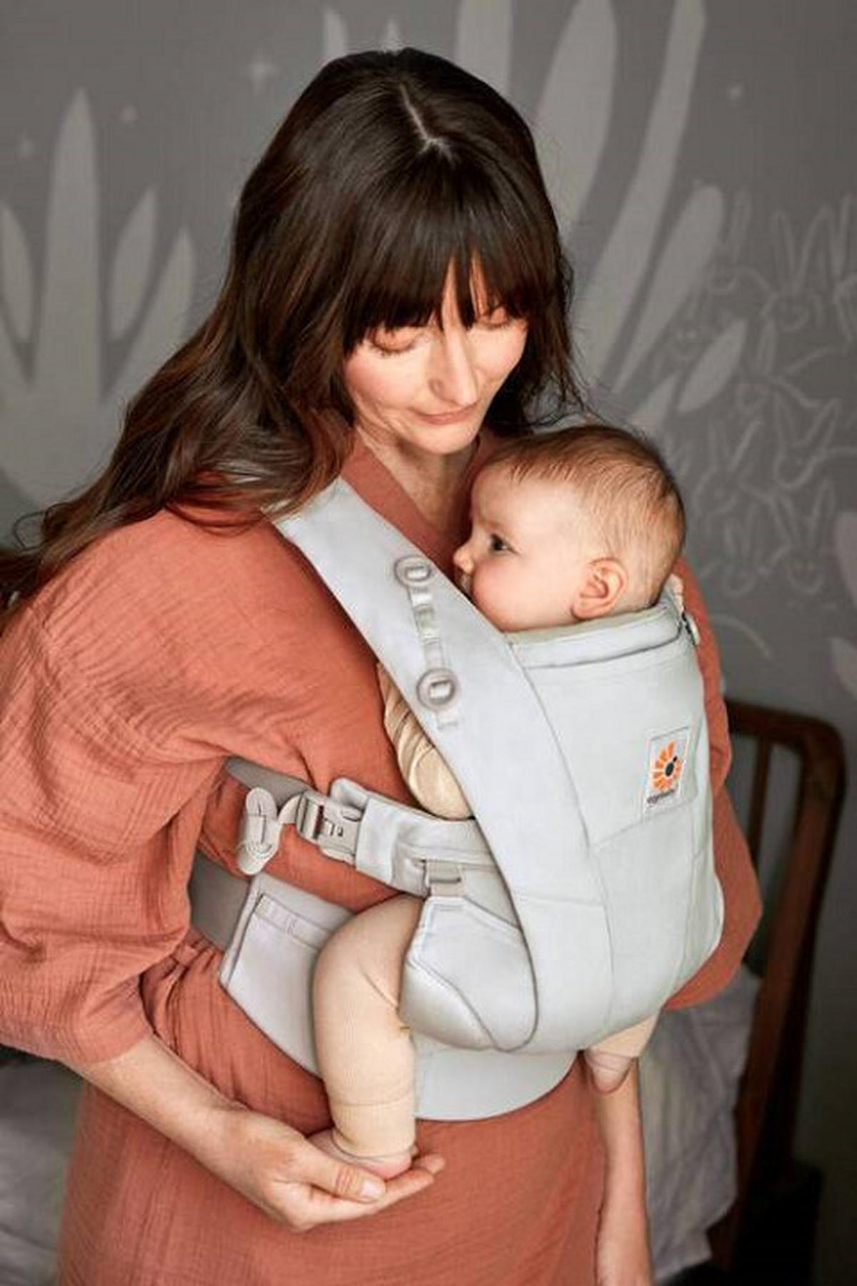 BABYTRAGE Omni Dream  - Hellgrau, Basics, Textil (23,5/16/27cm) - Ergo Baby
