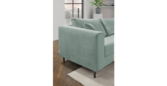 CloseUp von Carryhome ECKSOFA Olivgrün Cord.