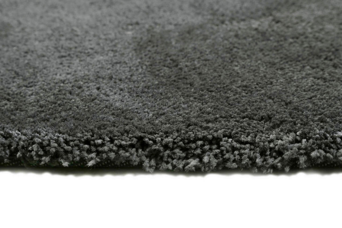 HOCHFLORTEPPICH 120 cm #relaxx Anthrazit rund  - Anthrazit, KONVENTIONELL, Textil (120cm) - Esprit