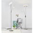 LED-STEHLEUCHTE - Nickelfarben, Design, Glas/Kunststoff (28/180cm) - Boxxx LED-STEHLEUCHTE - Nickelfarben, Design, Glas/Kunststoff (28/180cm) - Boxxx