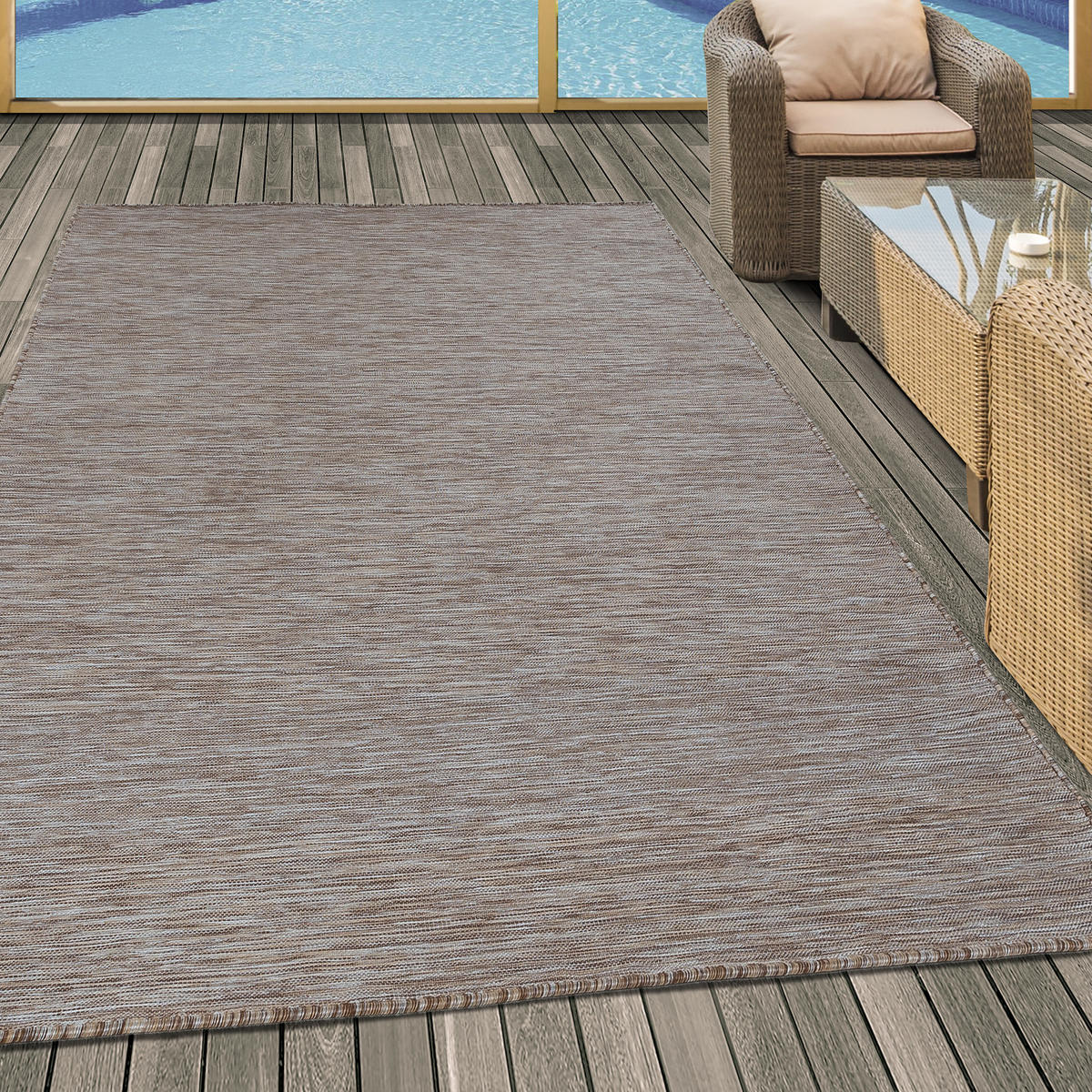 FLACHWEBETEPPICH 80/150 cm Mambo Beige  - Beige, KONVENTIONELL, Textil (80/150cm)