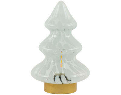 LED-TISCHLEUCHTE 14/20/14 cm   - Klar/Goldfarben, Basics, Glas/Metall (14/20/14cm) - Light & Living