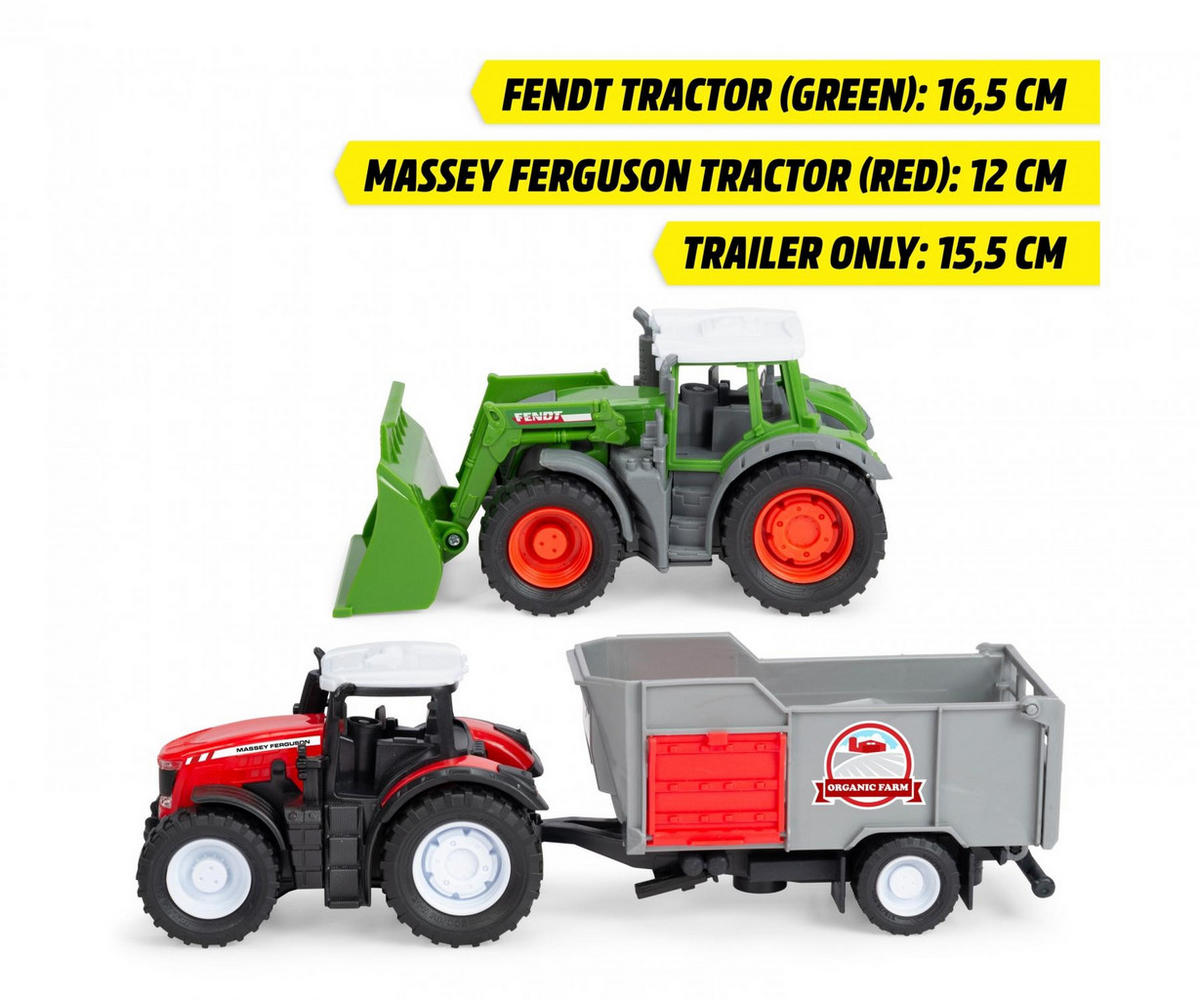 TRAKTOR - Multicolor, Basics, Kunststoff (8/19/25cm) - Dickie Toy