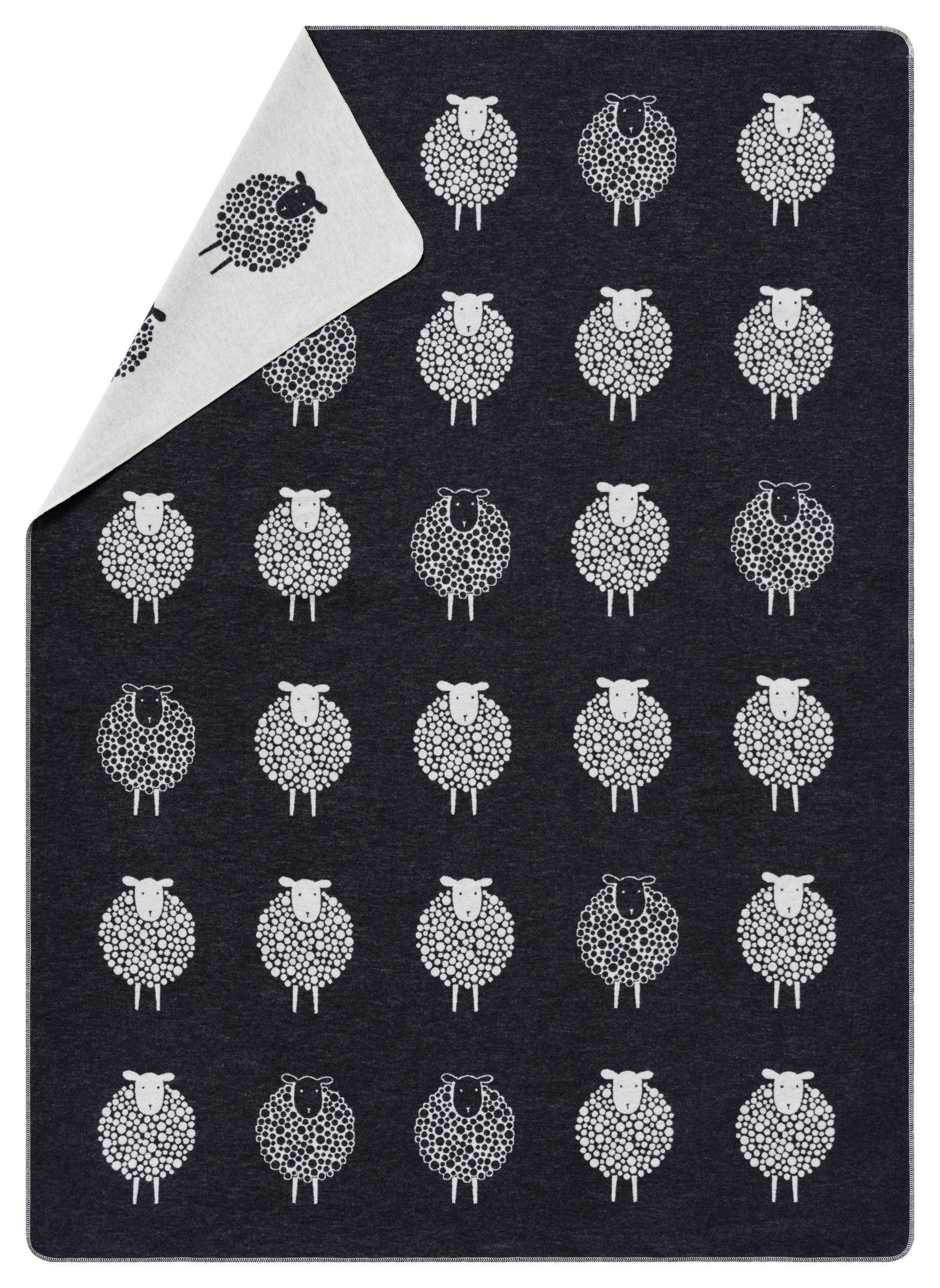 DECKE 140/200 cm  - Dunkelgrau, Basics, Textil (140/200cm) - David Fussenegger