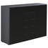 SIDEBOARD 140/100/42 cm - Schwarz/Graphitfarben, Design, Glas/Holzwerkstoff (140/100/42cm) - Hom`in SIDEBOARD 140/100/42 cm - Schwarz/Graphitfarben, Design, Glas/Holzwerkstoff (140/100/42cm) - Hom`in
