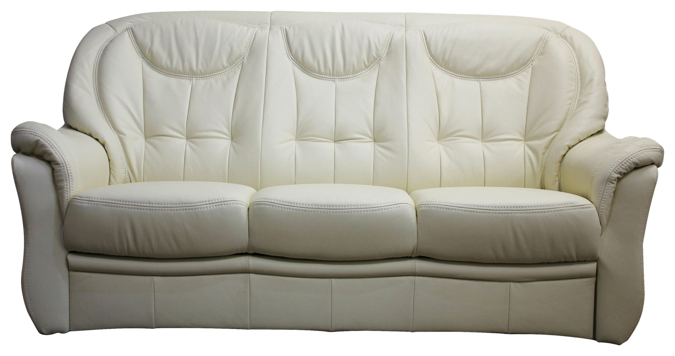 ÜLŐGARNITÚRA bőr  - fekete, Basics, műanyag/bőr (204/104/98cm) - Andante