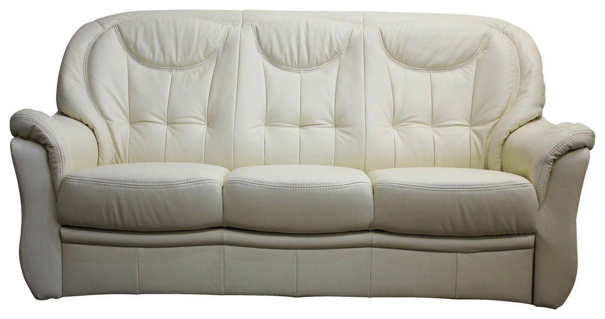 ÜLŐGARNITÚRA bőr  - fekete, Basics, műanyag/bőr (204/104/98cm) - Andante