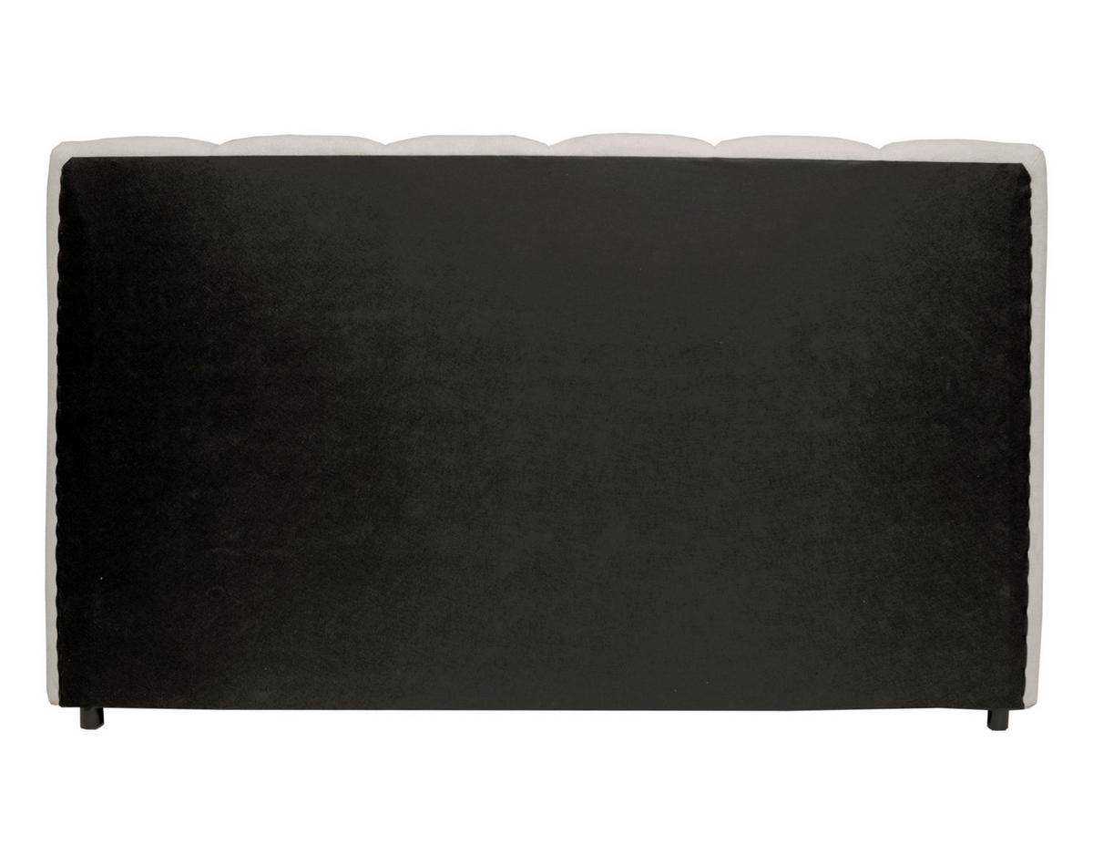 POLSTERBETT Cloudy Lattenrost, Bettkasten 180/200 cm  in Creme  - Creme/Schwarz, KONVENTIONELL, Holz/Kunststoff (180/200cm) - Boxxx