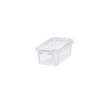 FÖRVARINGSLÅDA 15/9/6 cm   - klar/vit, Basics, plast (15/9/6cm) - Smart Store
