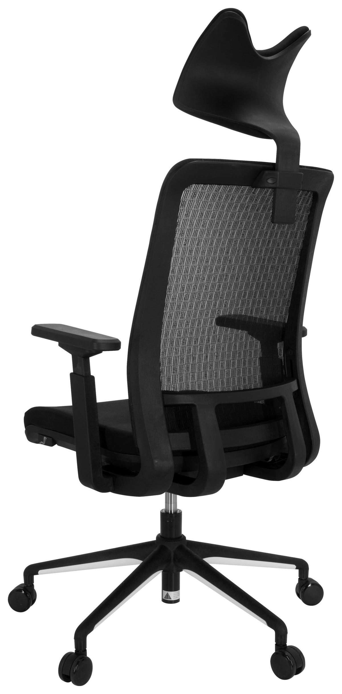 SNURRSTOL  i nätklädsel, flatväv svart  - svart, Modern, textil/plast (62/146/63cm) - MID.YOU