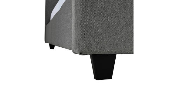 POLSTERBETT Lattenrost Anthrazit 180/200 cm - Anthrazit, MODERN, Holz/Textil (180/200cm) - Carryhome