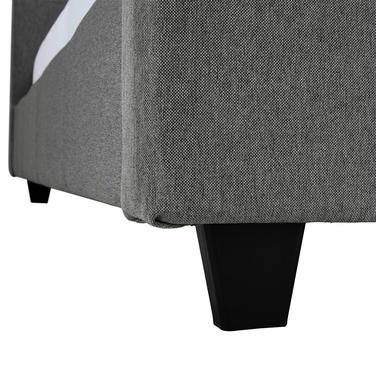 ČALÚNENÁ POSTEĽ, 180/200 cm, antracitová - antracitová, Modern, drevo/textil (180/200cm) - Carryhome
