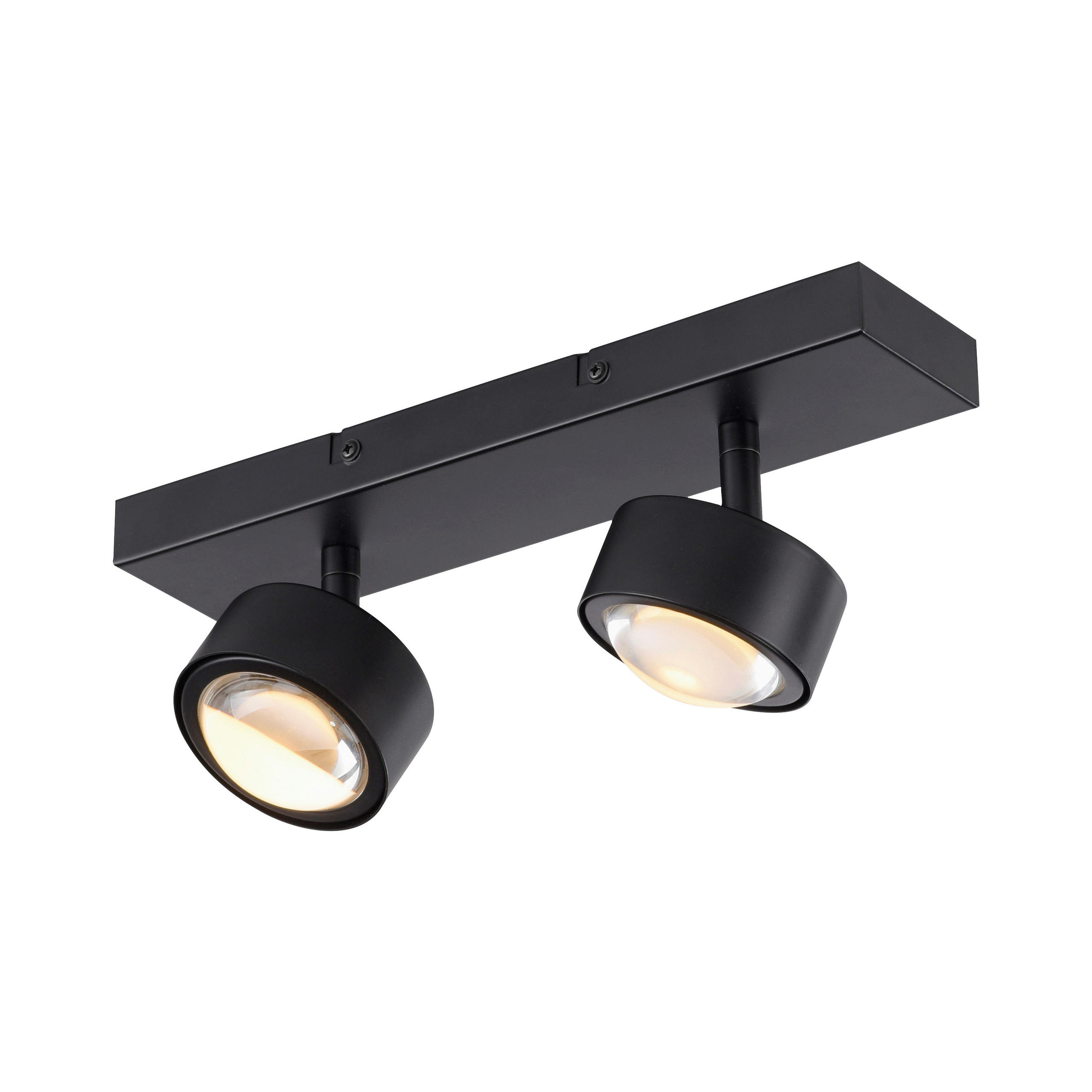 LED-DECKENLEUCHTE 30/12/12,5 cm   - Schwarz, Design, Kunststoff/Metall (30/12/12,5cm) - Schöner Wohnen