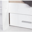 ETAGENBETT 90/200 cm Weiß  - Weiß, KONVENTIONELL, Holzwerkstoff (90/200cm) - Carryhome