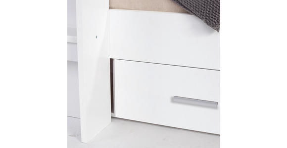 ETAGENBETT 90/200 cm Weiß  - Weiß, KONVENTIONELL, Holzwerkstoff (90/200cm) - Carryhome