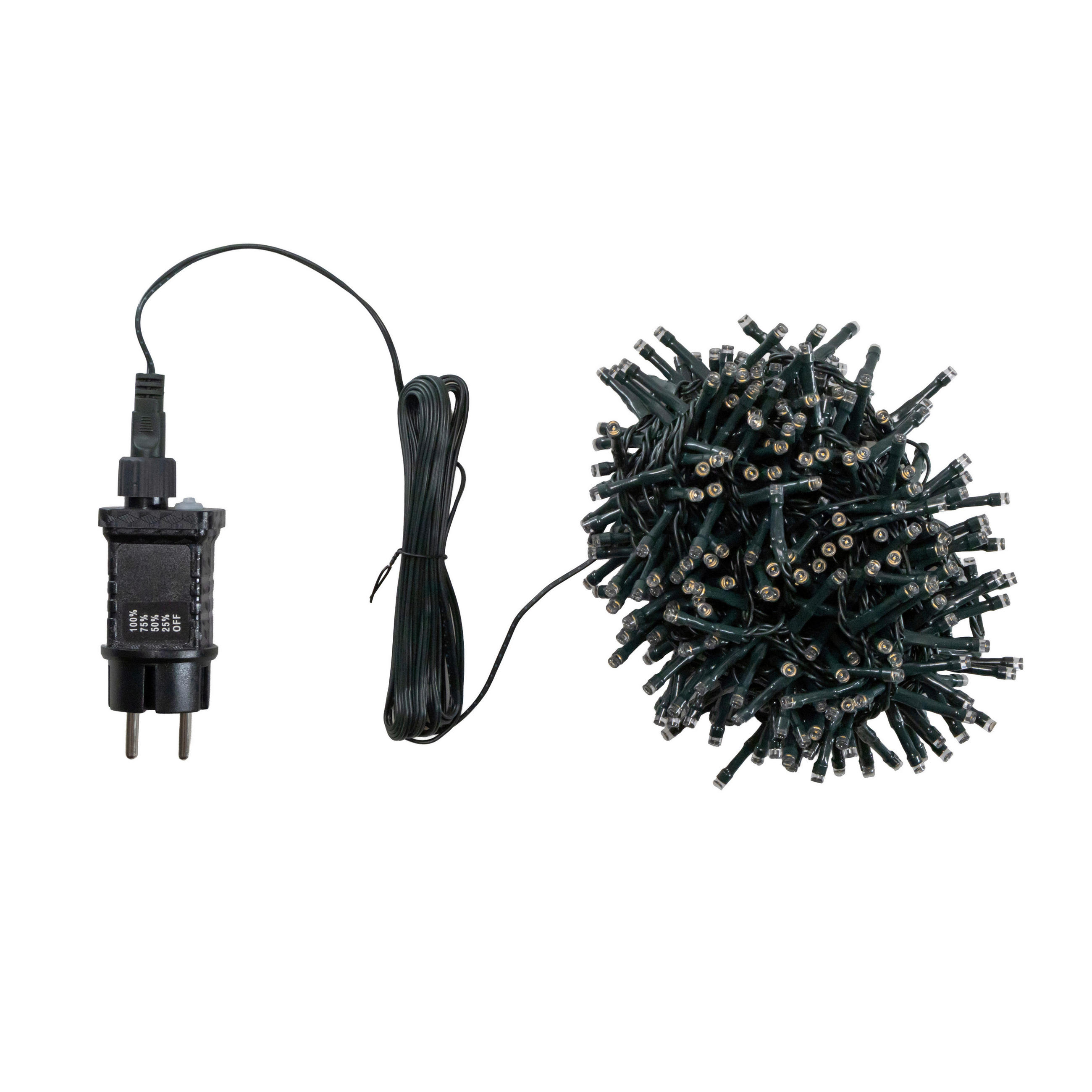 LICHTERKETTE 750 cm  - Grün, KONVENTIONELL, Kunststoff (750cm) - X-Mas