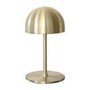 AKKU-TISCHLEUCHTE Living 11,5/22 cm   - Messingfarben, Trend, Metall (11,5/22cm)