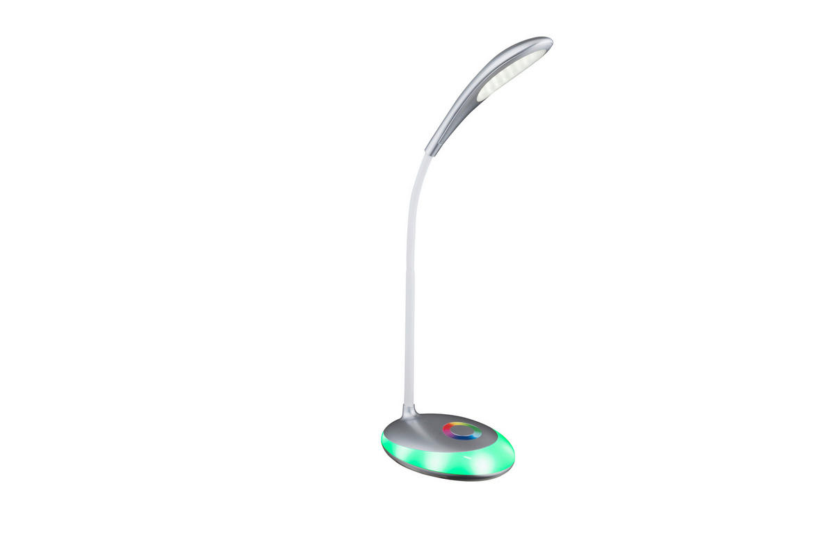 LED-TISCHLEUCHTE 30/11/48 cm   - Silberfarben, Design, Kunststoff (30/11/48cm) - Globo