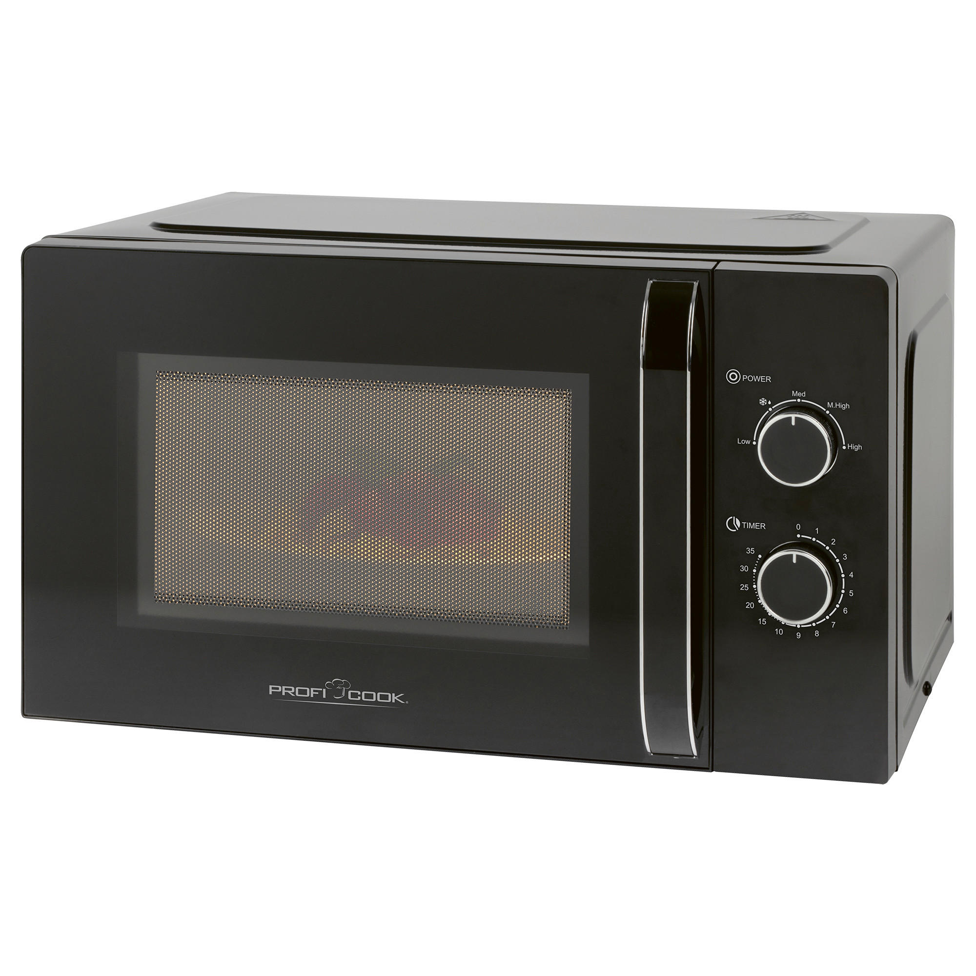 MIKROWELLE PC-MW 1354  - Schwarz, Trend, Metall (51,0/38,3/30,5cm) - ProfiCook