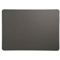 TISCHSET table tops, leather optic rough Textil Lederlook Anthrazit 33/46 cm  - Anthrazit, Konventionell, Textil (33/46cm) - ASA