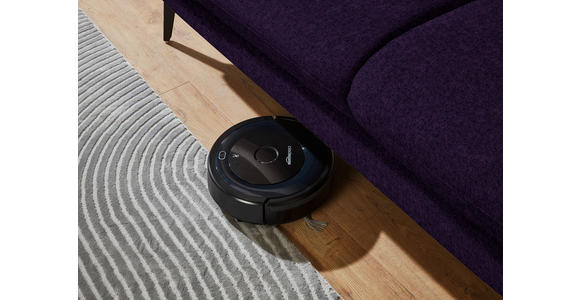 ECKSOFA in Chenille, Mikrofaser Aubergine, Violett 299/157 cm - Violett/Aubergine, Design, Textil/Metall (299/157cm) - Dieter Knoll