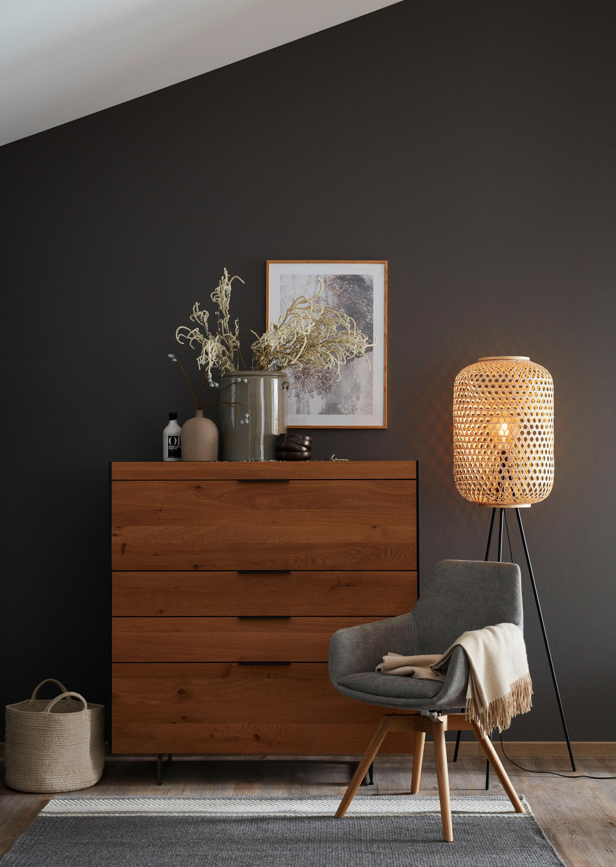 HANDWEBTEPPICH 170/240 cm Botana Grau  - Grau, Design, Textil (170/240cm) - Schöner Wohnen