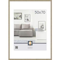 RÁM NA OBRAZY, 1 foto 50 cm x 70 cm - barvy dubu, Basics, plast (52/72/2,5cm)