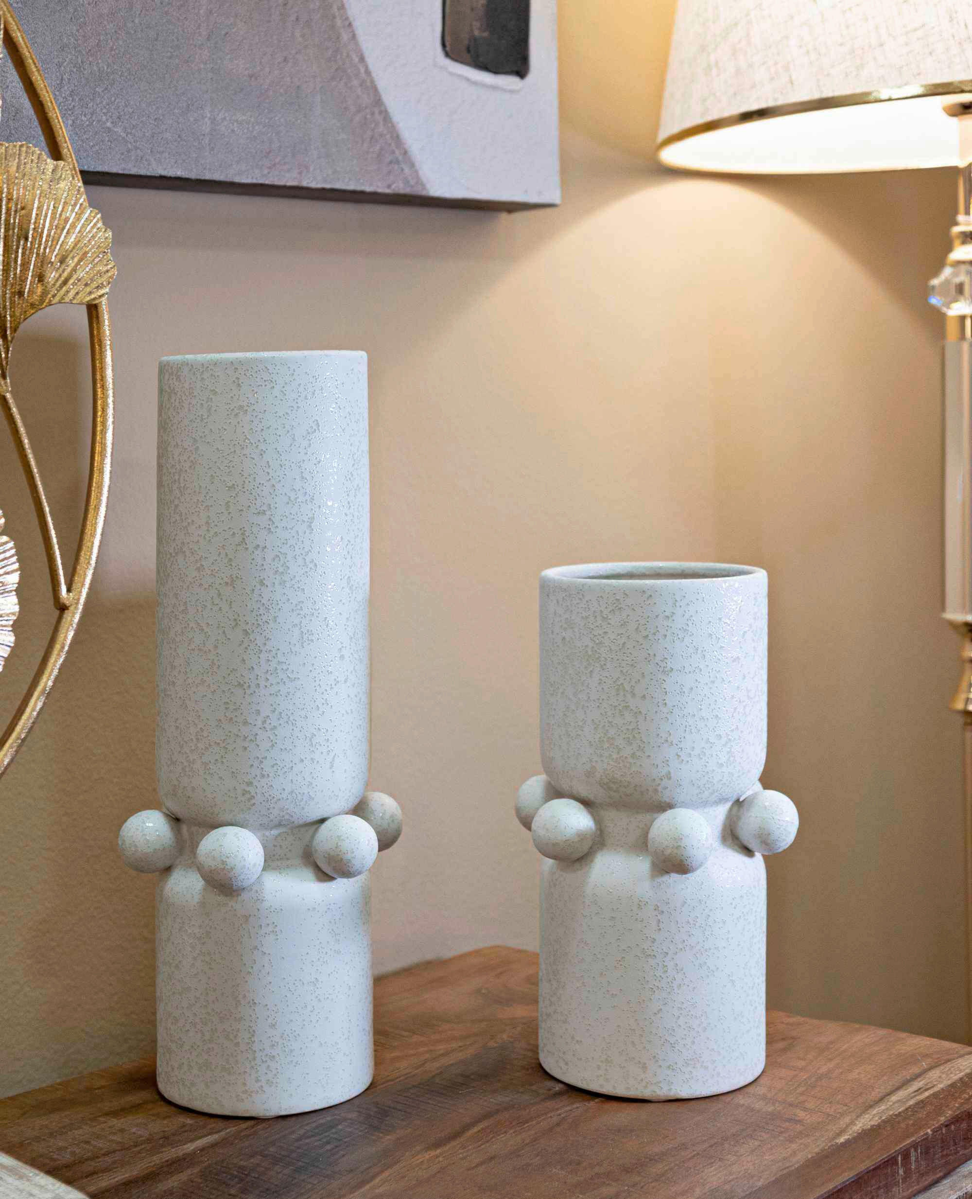 VASE  - Creme, Basics, Keramik (15.5/41/15.5cm)