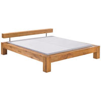 BALKENBETT 180/200 cm  in Eichefarben  - Eichefarben, Design, Holz (180/200cm) - Hasena