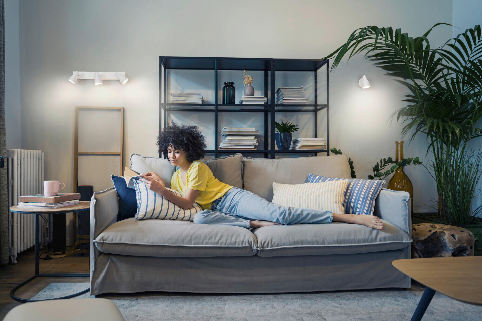 LED-STRAHLER   - Weiß, Basics, Kunststoff/Metall (61,4/6/13,1cm) - Osram