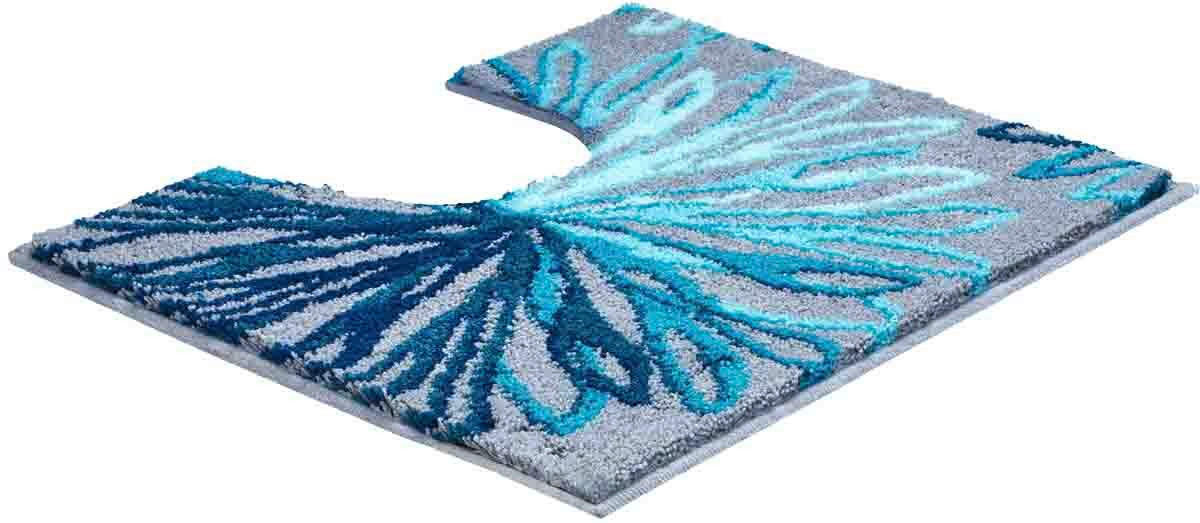 WC-VORLEGER Türkis 50/60 cm  - Türkis, Design, Kunststoff/Textil (50/60cm) - Grund