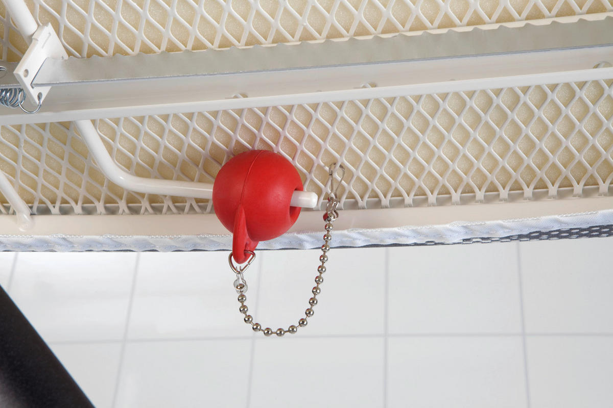 DASKA ZA PEGLANJE - bela/crna, Osnovno, tekstil (47/163,5/8,5cm) - Brabantia