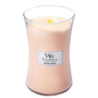 MIRISNA SVEĆA  pink  - pink, Osnovno, staklo/drvo (10/18/10cm) - WoodWick