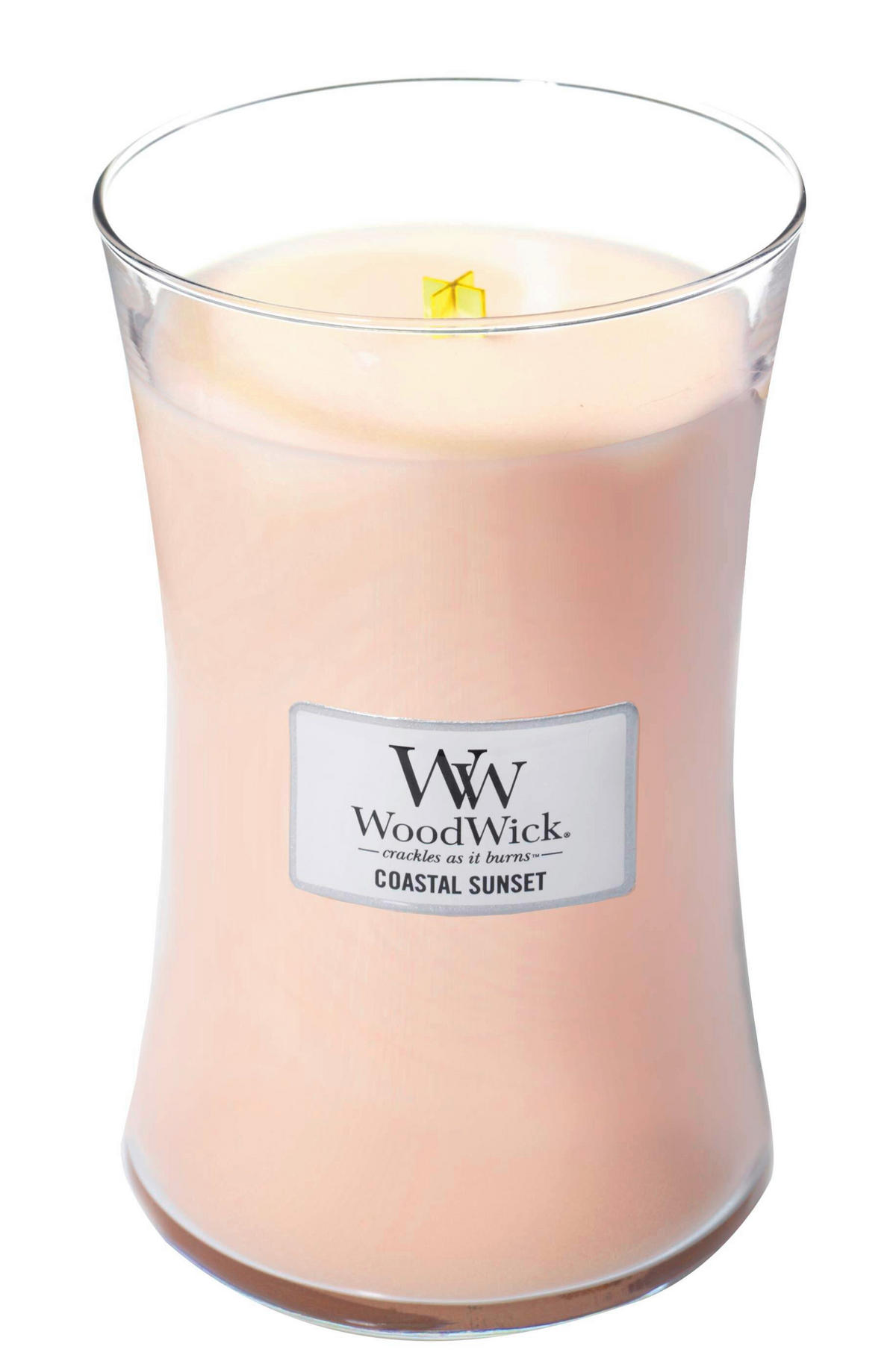 MIRISNA SVEĆA  pink  - pink, Osnovno, staklo/drvo (10/18/10cm) - WoodWick