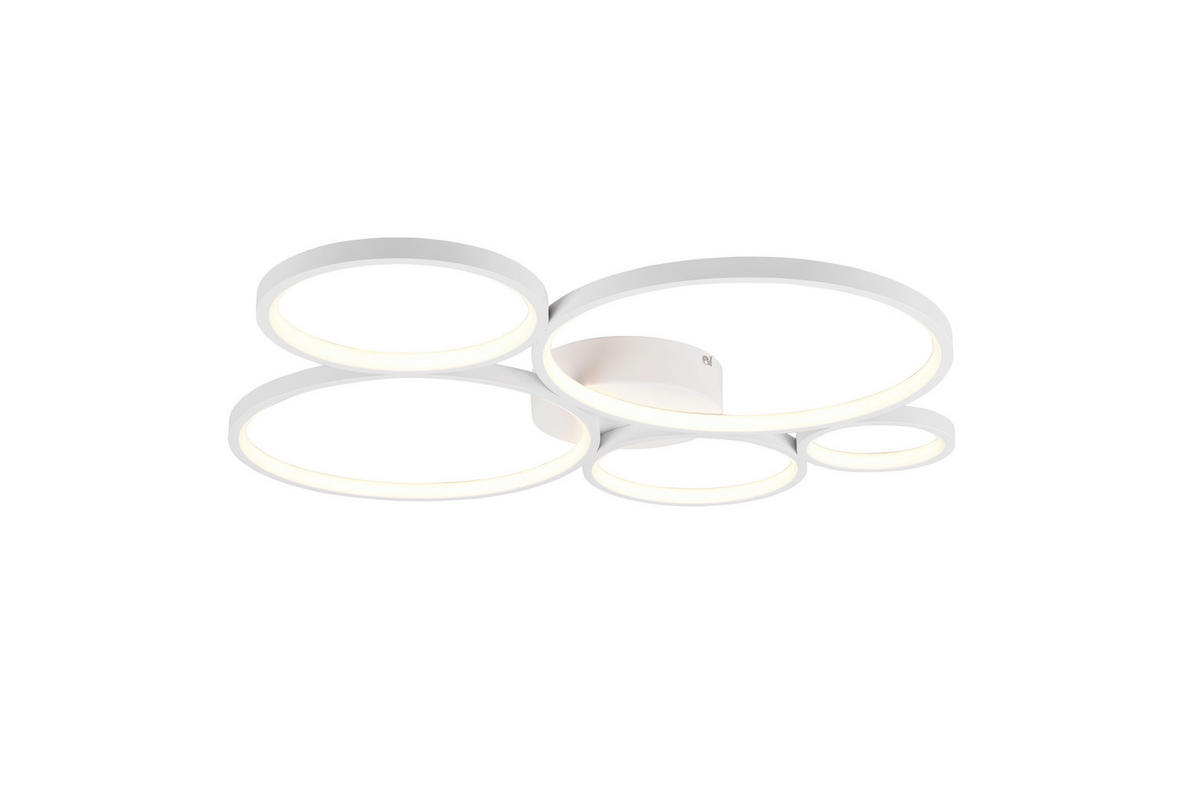 LED-DECKENLEUCHTE     - Weiss, Design, Metall (59/5,5/53cm) - Trio Leuchten