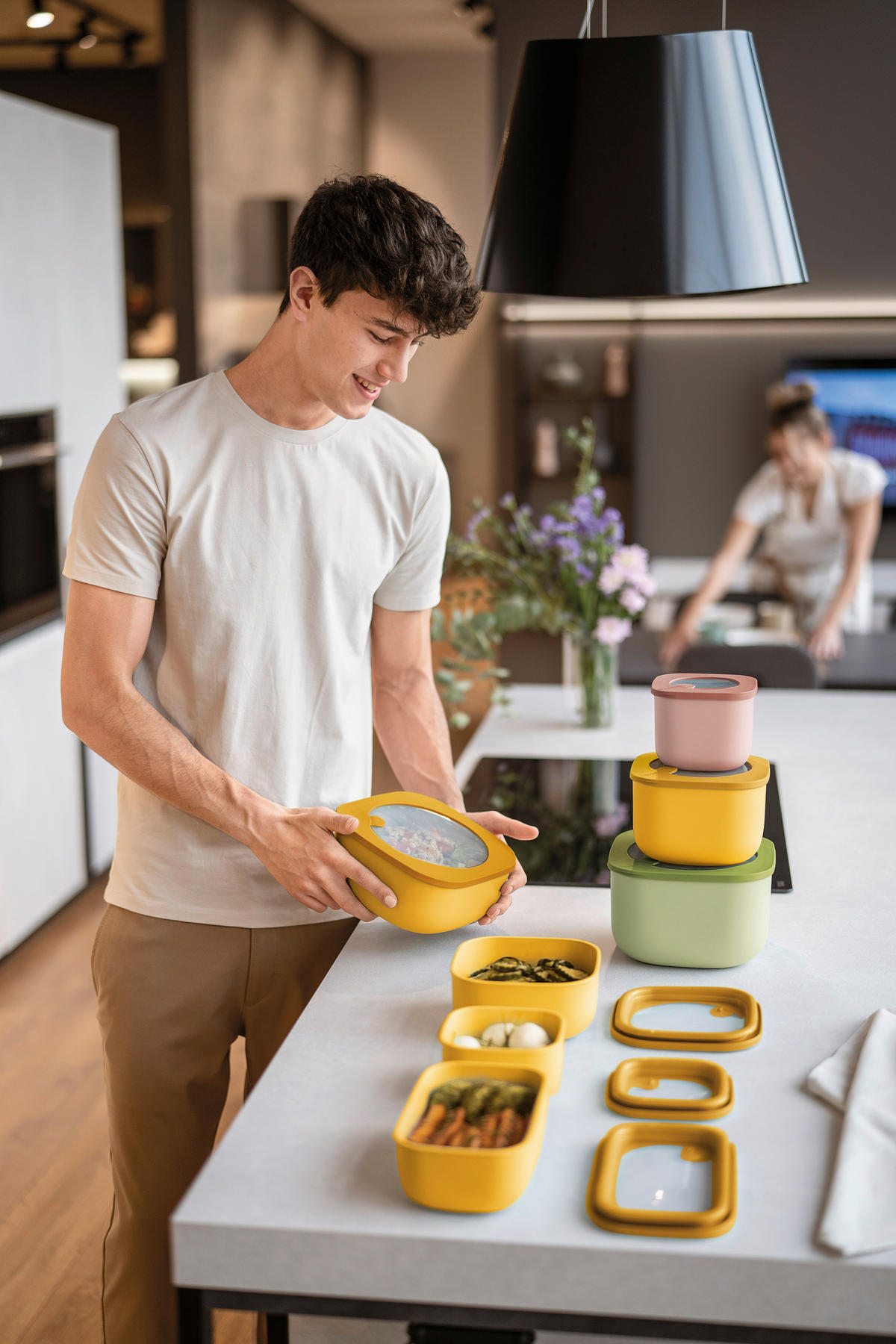 POSUDA ZA ČUVANJE NAMIRNICA  0,45 l  ECO STORE&MORE  - žuta, Basics, plastika (12,2/6,8cm) - GUZZINI