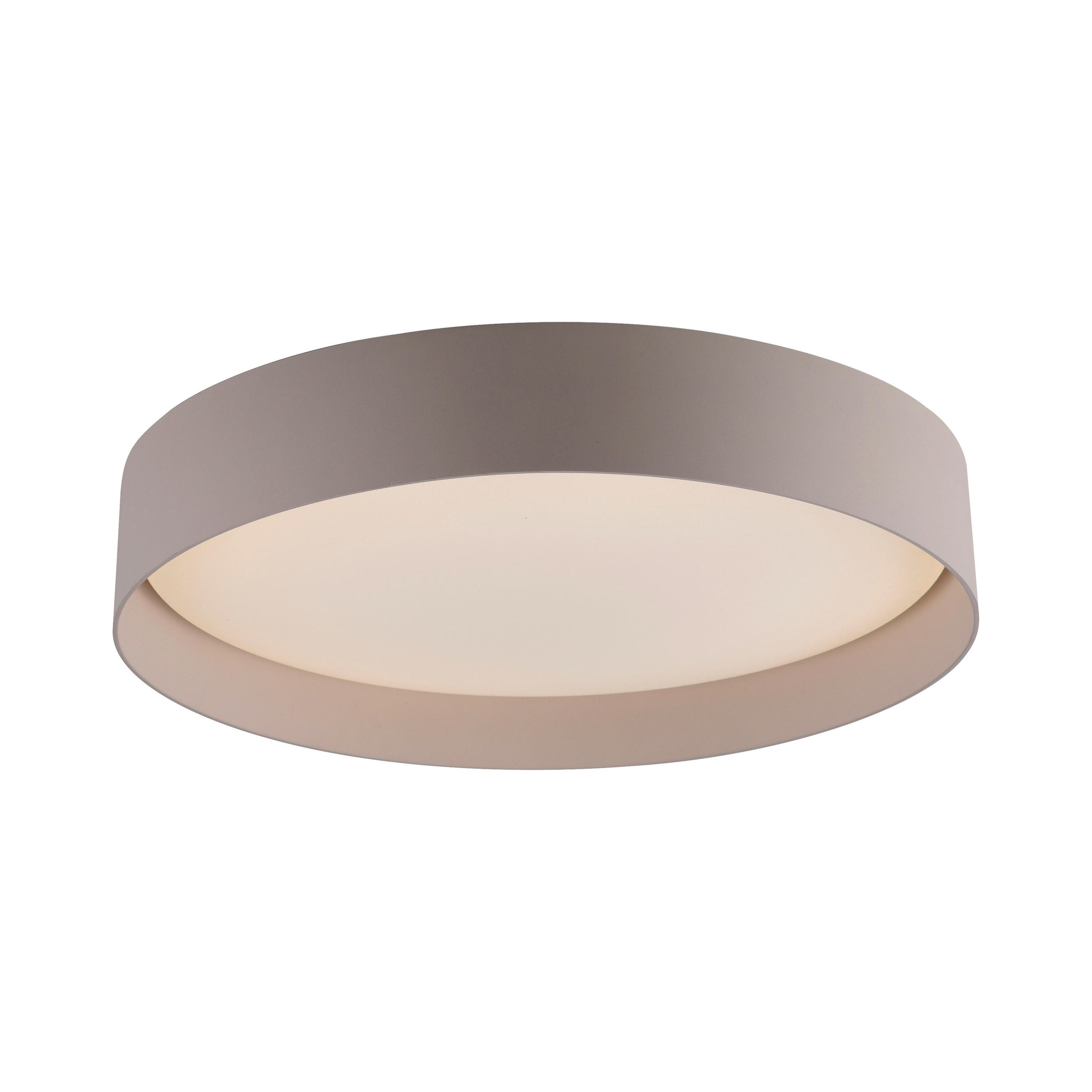 LED-DECKENLEUCHTE SW TAVOLI 39/39/7,3 cm   - Sandfarben, KONVENTIONELL, Kunststoff/Metall (39/39/7,3cm) - Schöner Wohnen