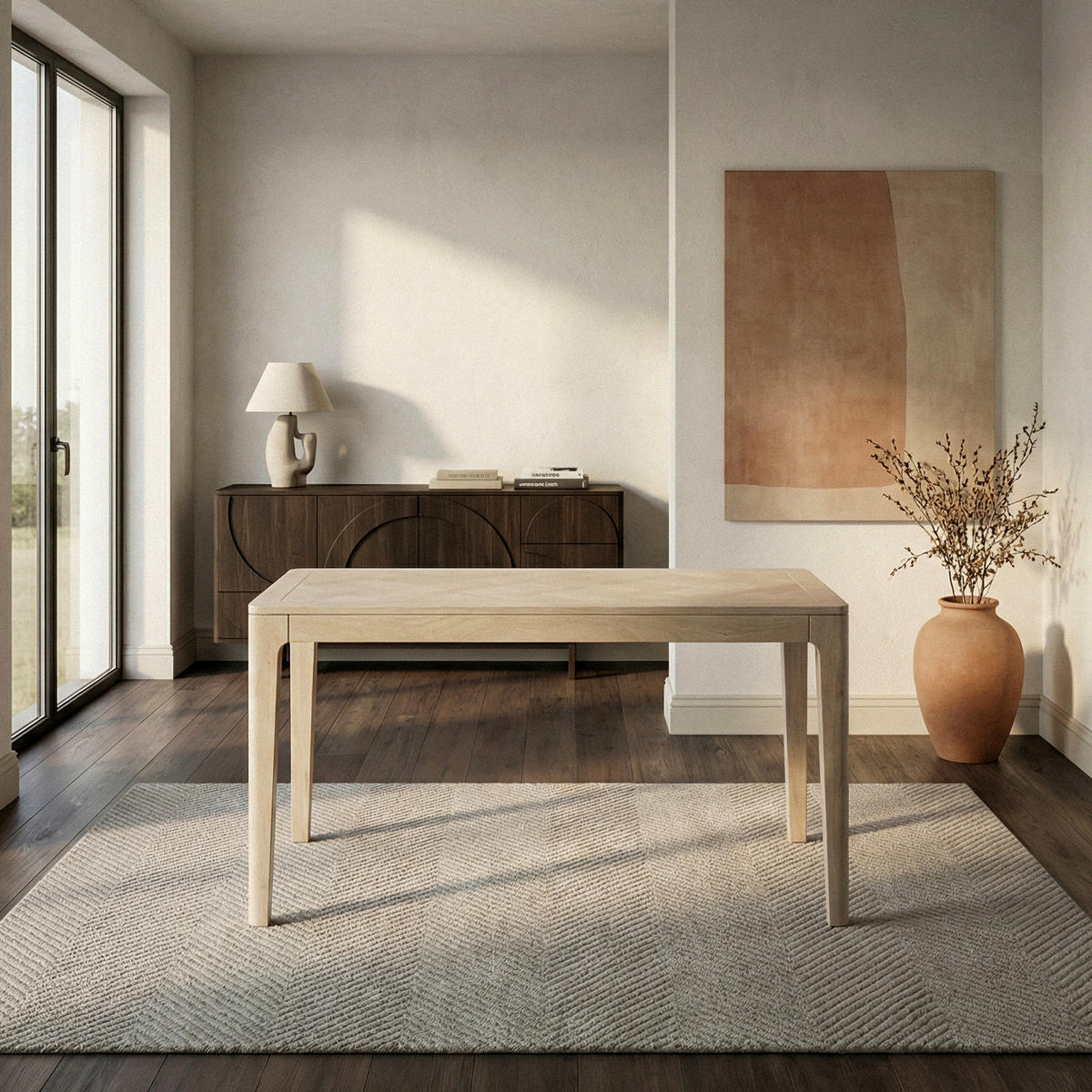 ESSTISCH      - Weiß, Design, Holz (120/60/76cm) - Livetastic