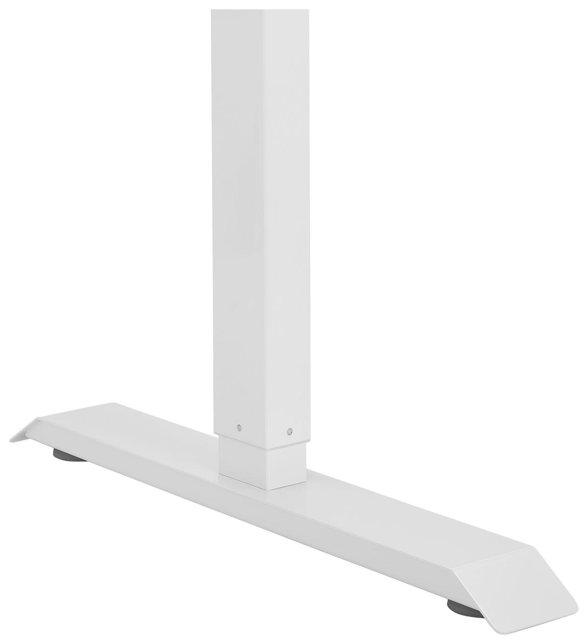 TISCHGESTELL 110-135/35/69-115 cm  in Weiß  - Weiß, KONVENTIONELL, Metall (110-135/35/69-115cm) - Carryhome