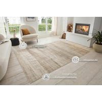 FLACHWEBETEPPICH 120/170 cm Terrain Creme  - Creme, Basics, Kunststoff/Textil (120/170cm)