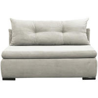 SCHLAFSOFA  mit Liegefunktion Cord Weiß  - Schwarz/Weiß, Design, Kunststoff/Textil (154/93/85cm) - MID.YOU
