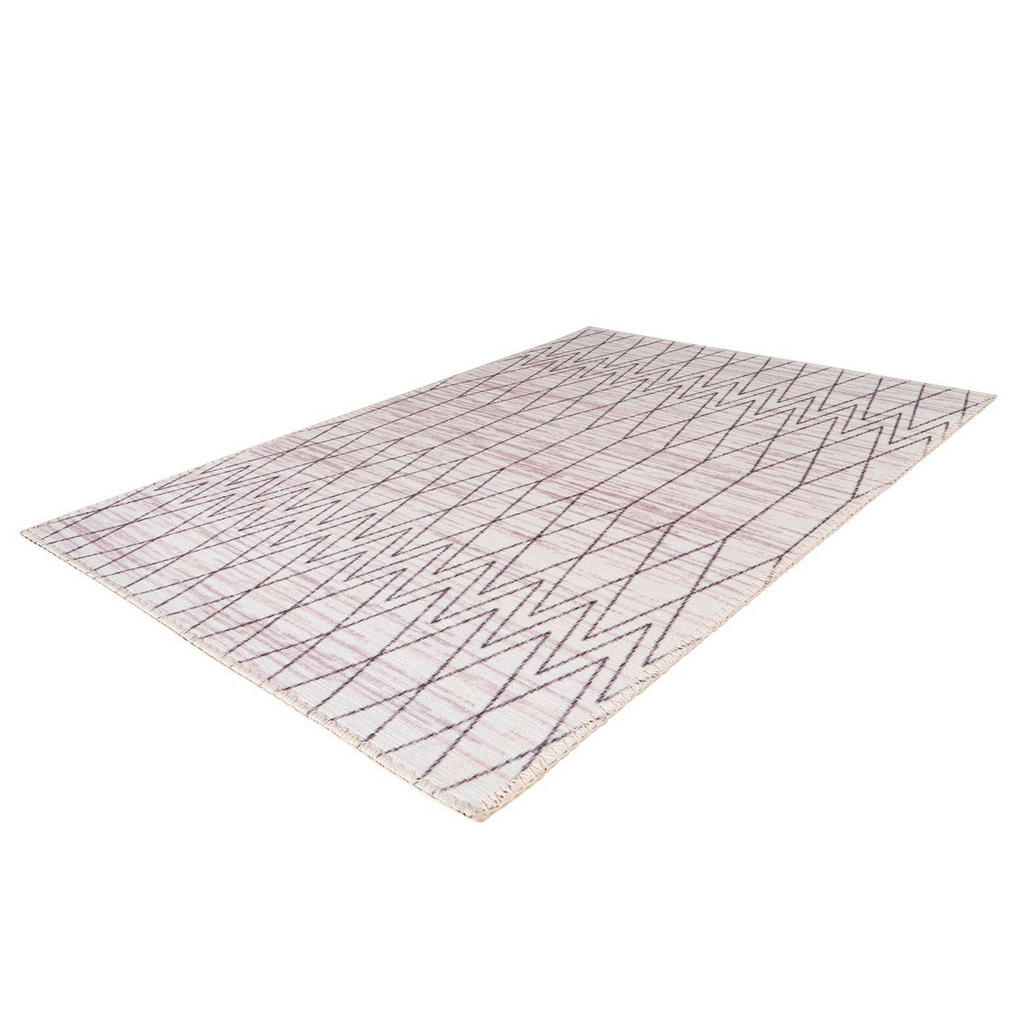 Thumbnail - Novel Flachwebeteppich, Grau, Textil, Retro, rechteckig, 120x180 cm, pflegeleicht, Teppiche & Böden, Teppiche, Webteppic...