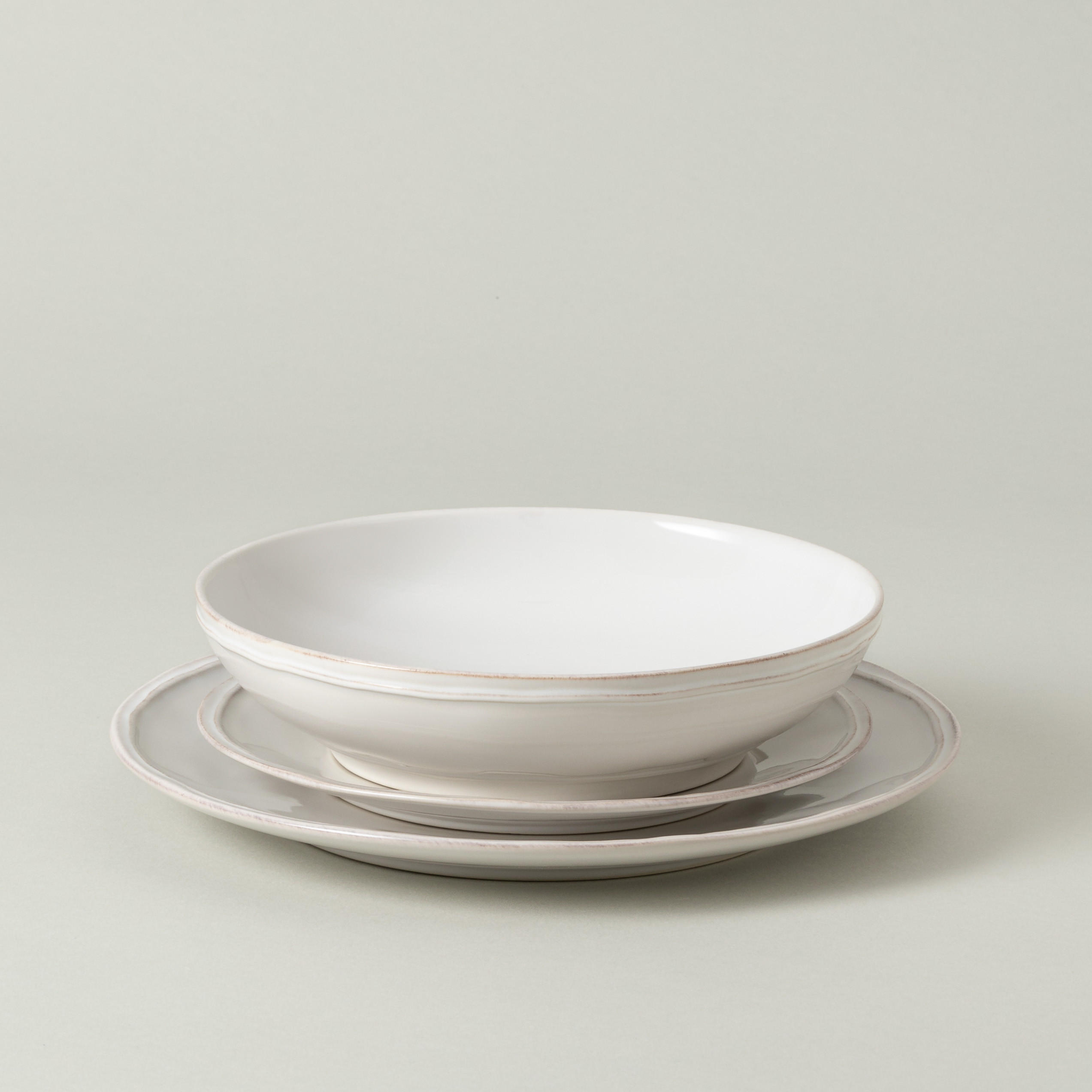 KOMBISERVICE Weiß FONTANA 3-teilig 1 Personen  - Weiß, Basics, Keramik - Costa Nova