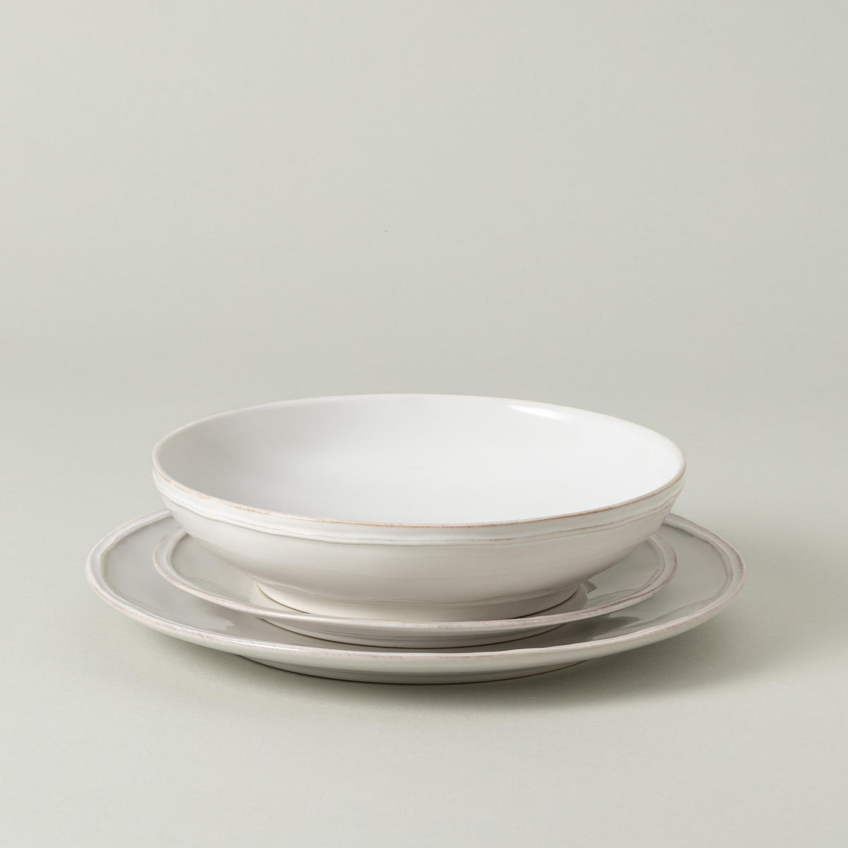 KOMBISERVICE Weiß FONTANA 3-teilig 1 Personen  - Weiß, Basics, Keramik - Costa Nova