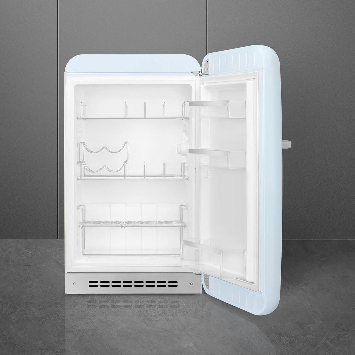 KÜHLSCHRANK 54.5/97.0/70.1 cm  - Pastellblau, Trend, Metall (54.5/97.0/70.1cm) - SMEG